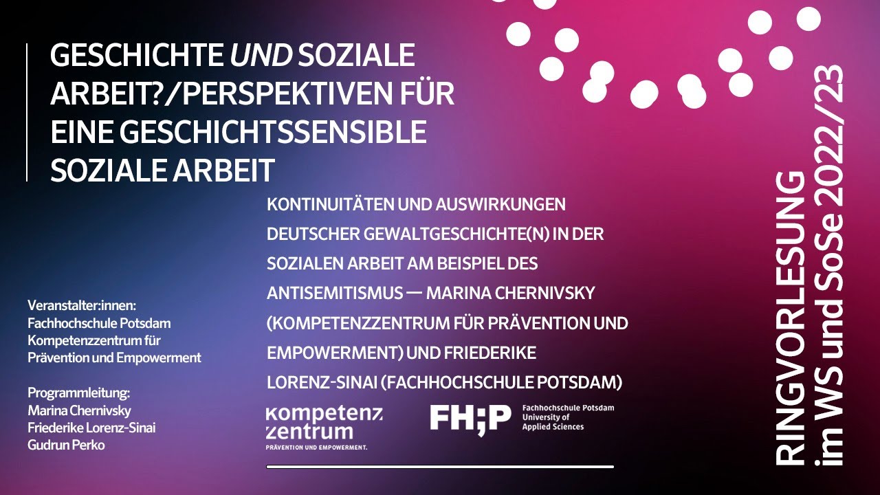 Auswirkungen deutscher Gewaltgeschichte(n) in der Sozialen Arbeit am Beispiel des Antisemitismus