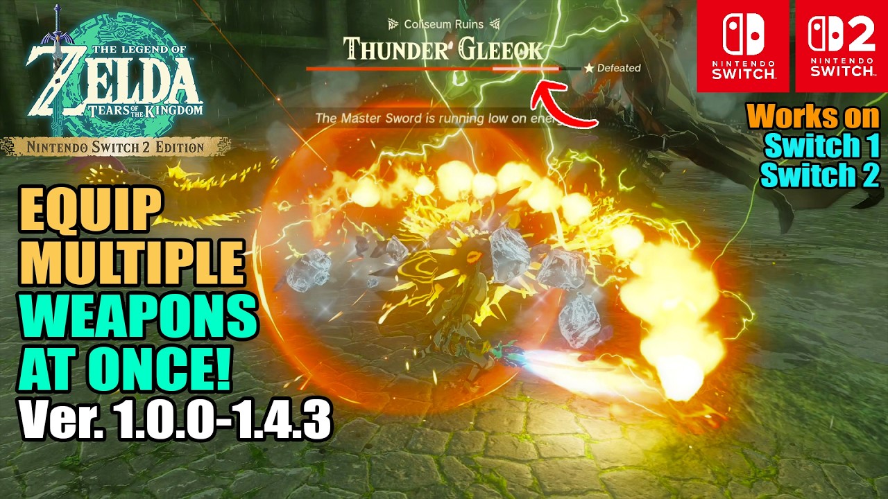 INSANE Damage! How to Zuggle Weapons in Version 1.4.2 of Tears of the Kingdom! [Switch 1] [Switch 2]