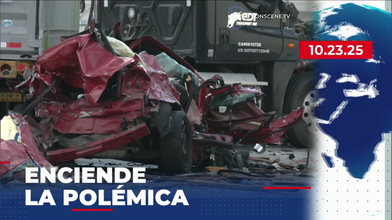 🔵 Accidente enciende la polemica sobre inmigrantes | 23 de octubre de 2025 | NETV