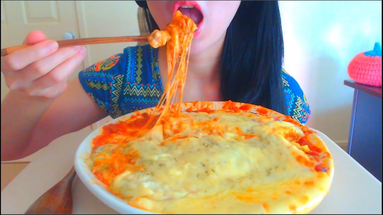ASMR SLOPPY CREAMY+CHEESY LASAGNA |  EATING SOUNDS | NO TALKING
