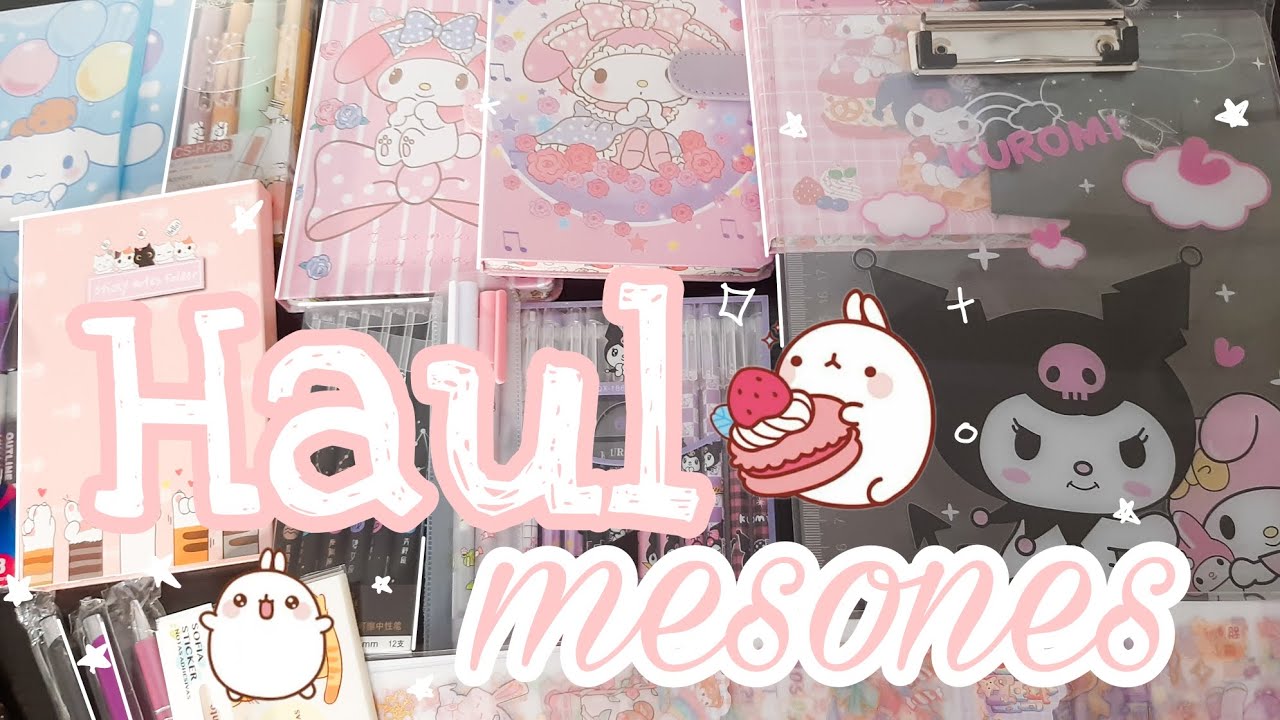 Haul papelería || Plaza mesones 🌸