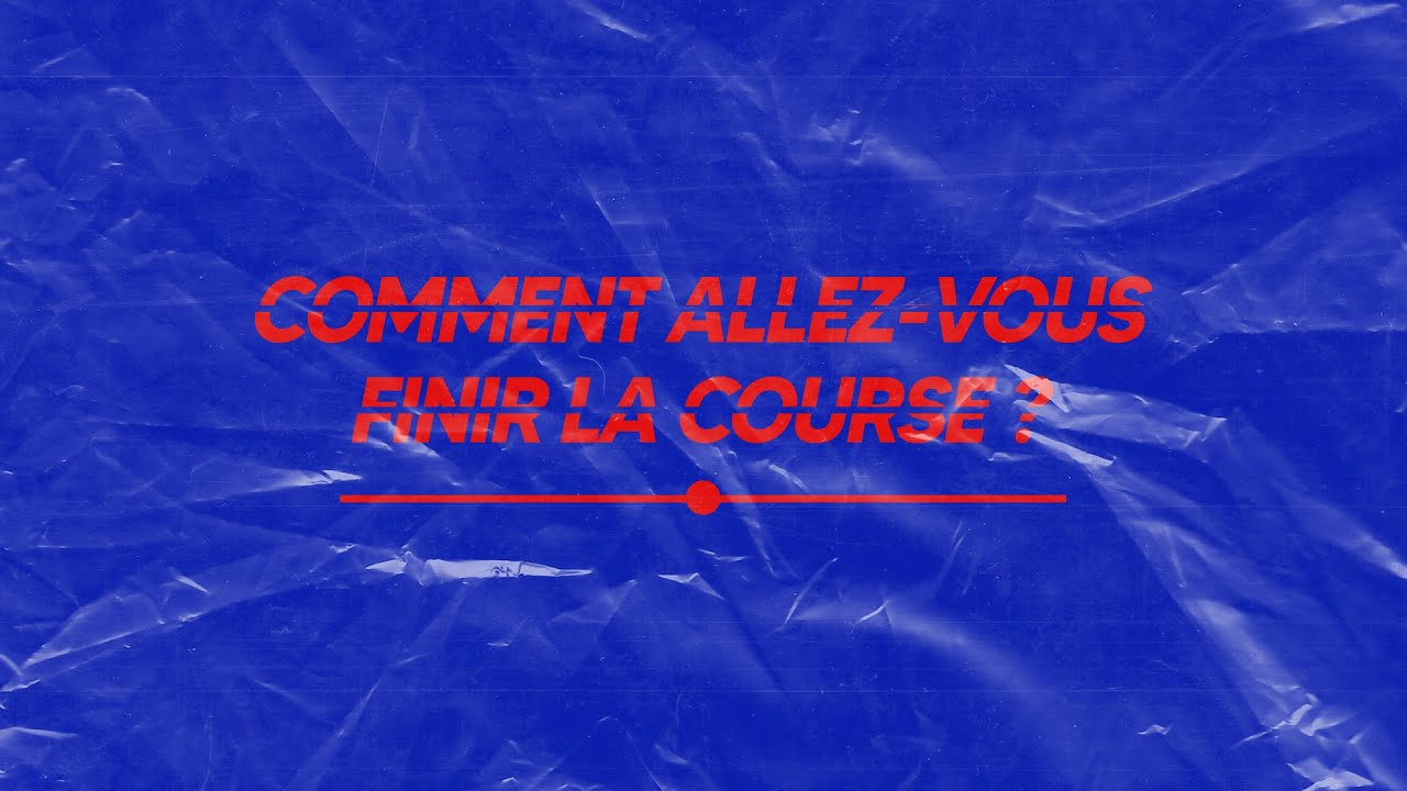 STARTER - Comment allez vous finir la course ?