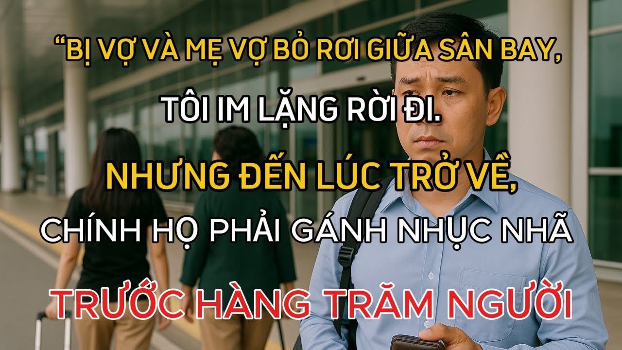Vợ Và Mẹ Vợ Bỏ Rơi Tôi Ngay Tại Sân Bay, Tôi Âm Thầm Ra Tay, Khiến Họ Nhục Nhã Trước Thiên Hạ