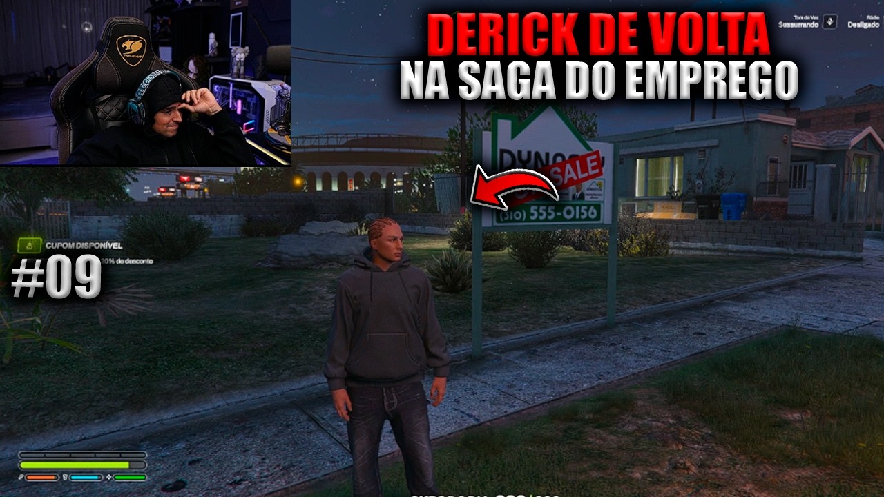 DERICK DE VOLTA NA SAGA D EMPREGO! EP 09