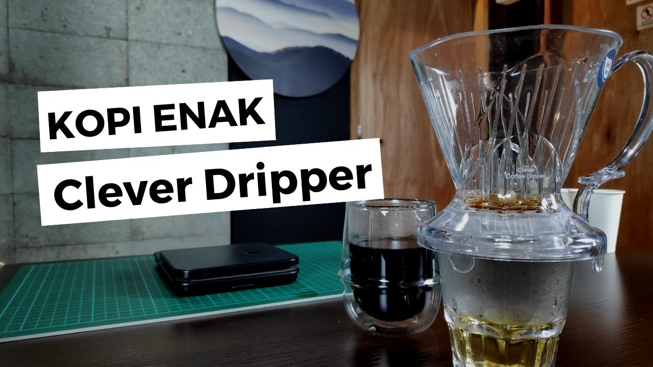 NYEDUH KOPI: Clever Dripper bikin nyeduh kopi enak jadi gampang