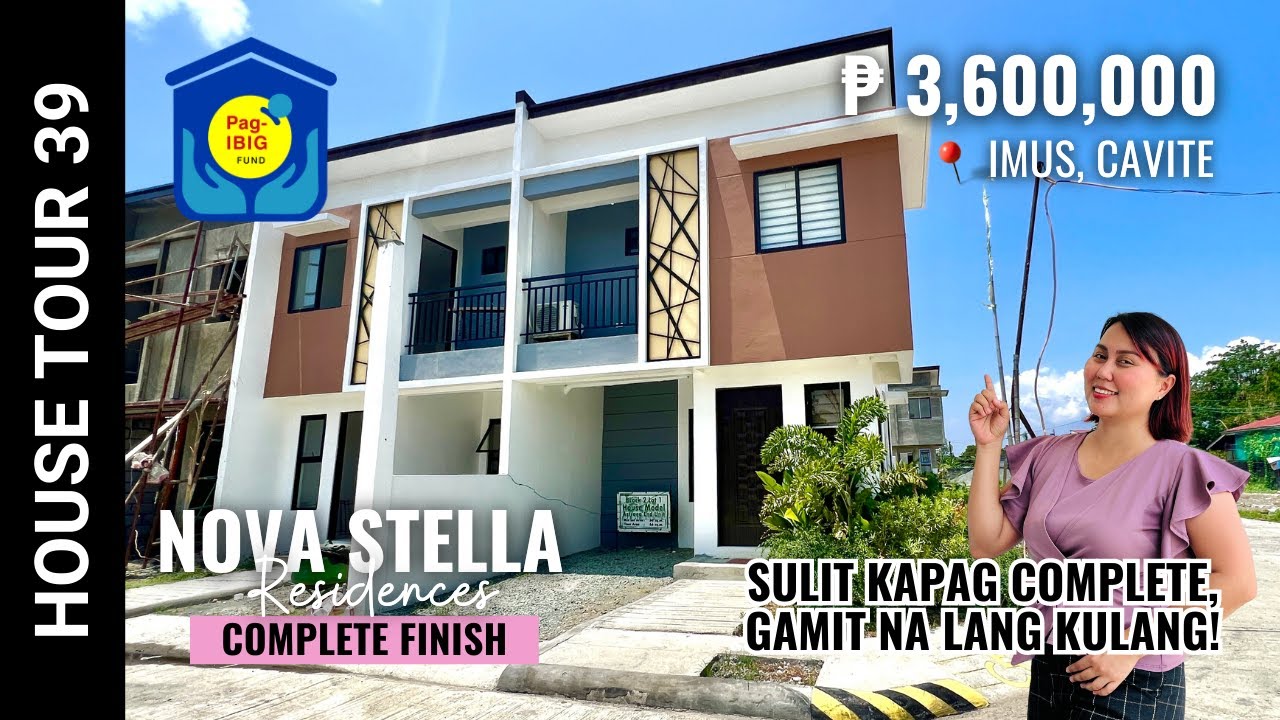 House Tour 39 | Affordable House & Lot thru Pag-IBIG Imus Cavite | Aztraea - Nova Stella Residences