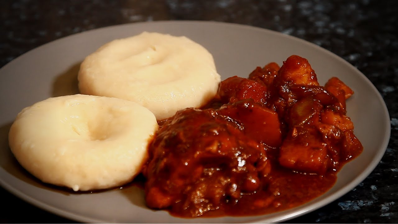 Jamaican Stew Chicken With Dumpling | Jamaican STYLE COOKING FROM Chef RicardoCooking #StewChicken