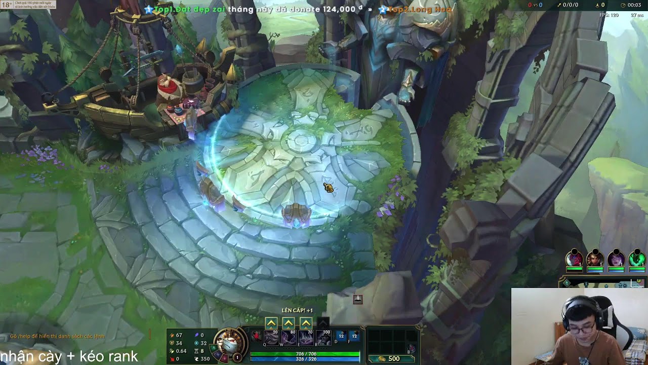 Nasus gác cổng rank kim cương!