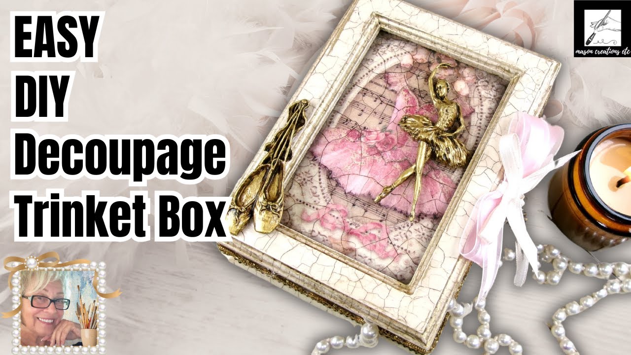Create Your Own Enchanting Ballerina Trinket Box!