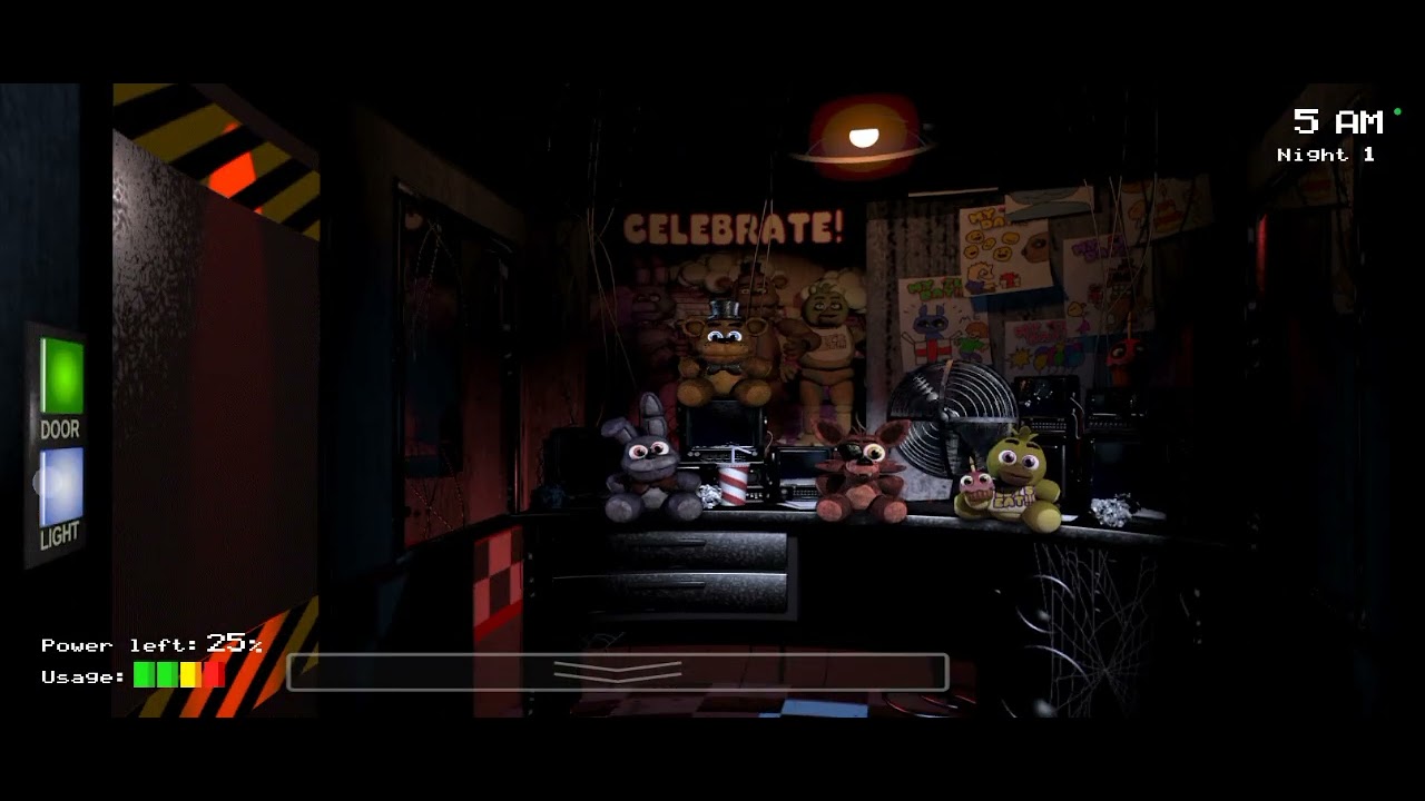 Jugando fnaf pero cancele video sin querer así que 1 like y hago segunda noche