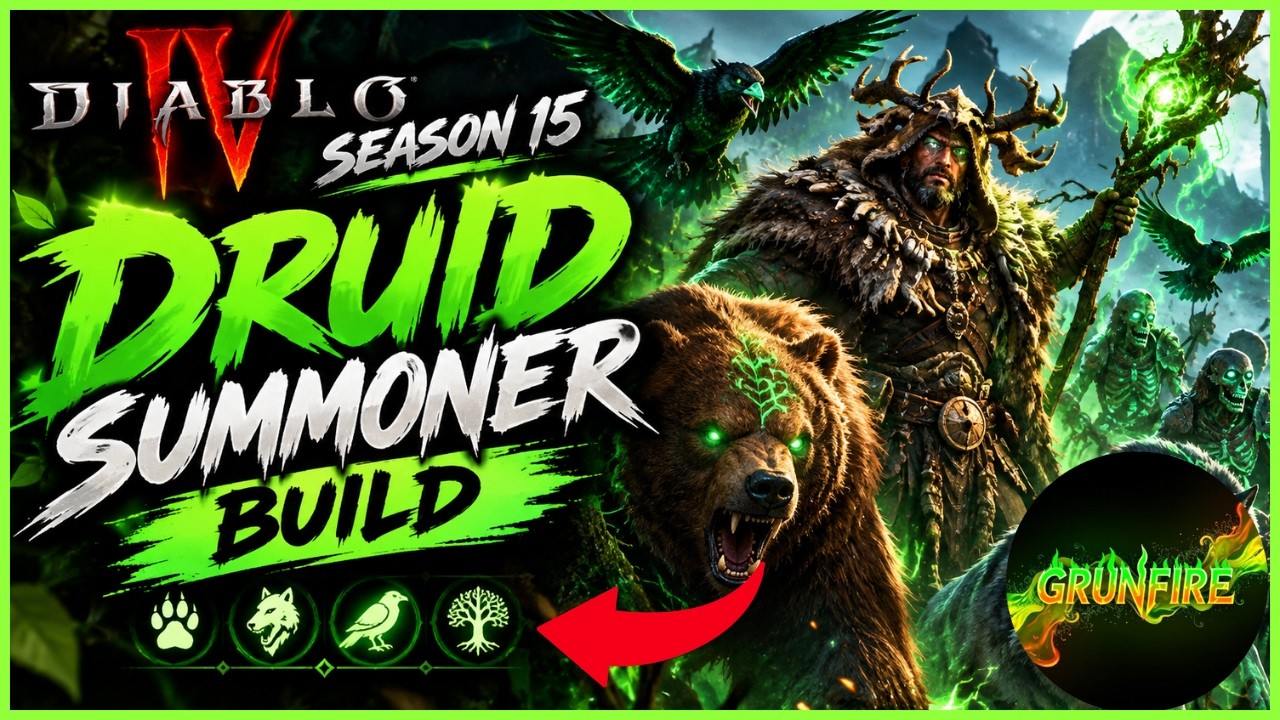 ЭТОТ ДРУИД ПРИЗЫВАЕТ ГРОМОВЫХ ОБОРОТНЕЙ! ⚡🐺 | Diablo 4 Сезон 15