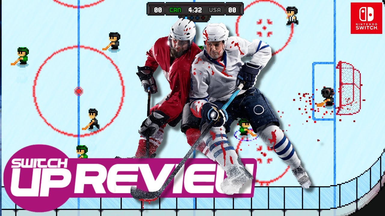 Super Blood Hockey Switch Review - ARCADE ICE HOCKEY ACTION?