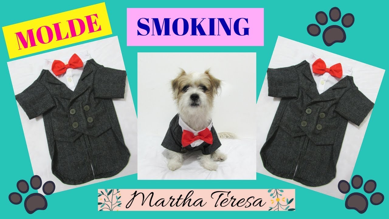 Como Hacer un MOLDE de Smoking Para Perritos-DIY-1ra parte.