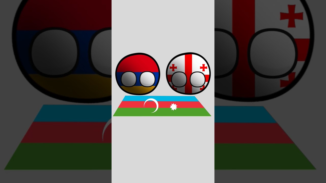 The craziest reveal PT 1 #countryballs #edit #azerbaijan #georgia #armenia #sakartvelo #hayastan
