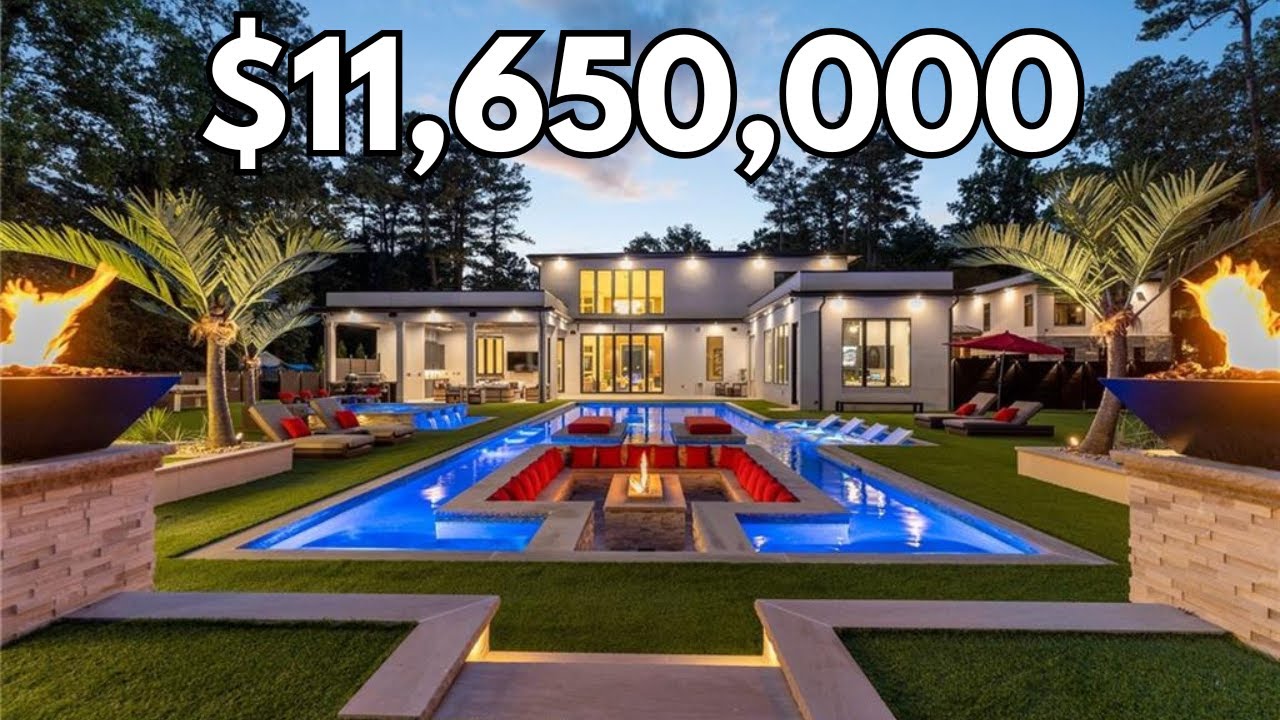 $11 MILLION  Architectural Masterpiece Mansion in Buckhead - Atlanta I Atlanta Luxury Homes For Sale