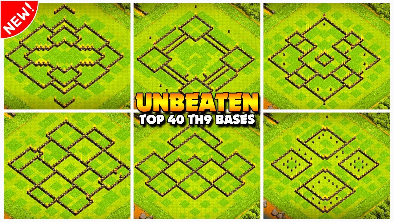 Best TH9 War/Trophy/Farming Base Links | Coc Town Hall 9 Base Layouts - Clash Of Clans