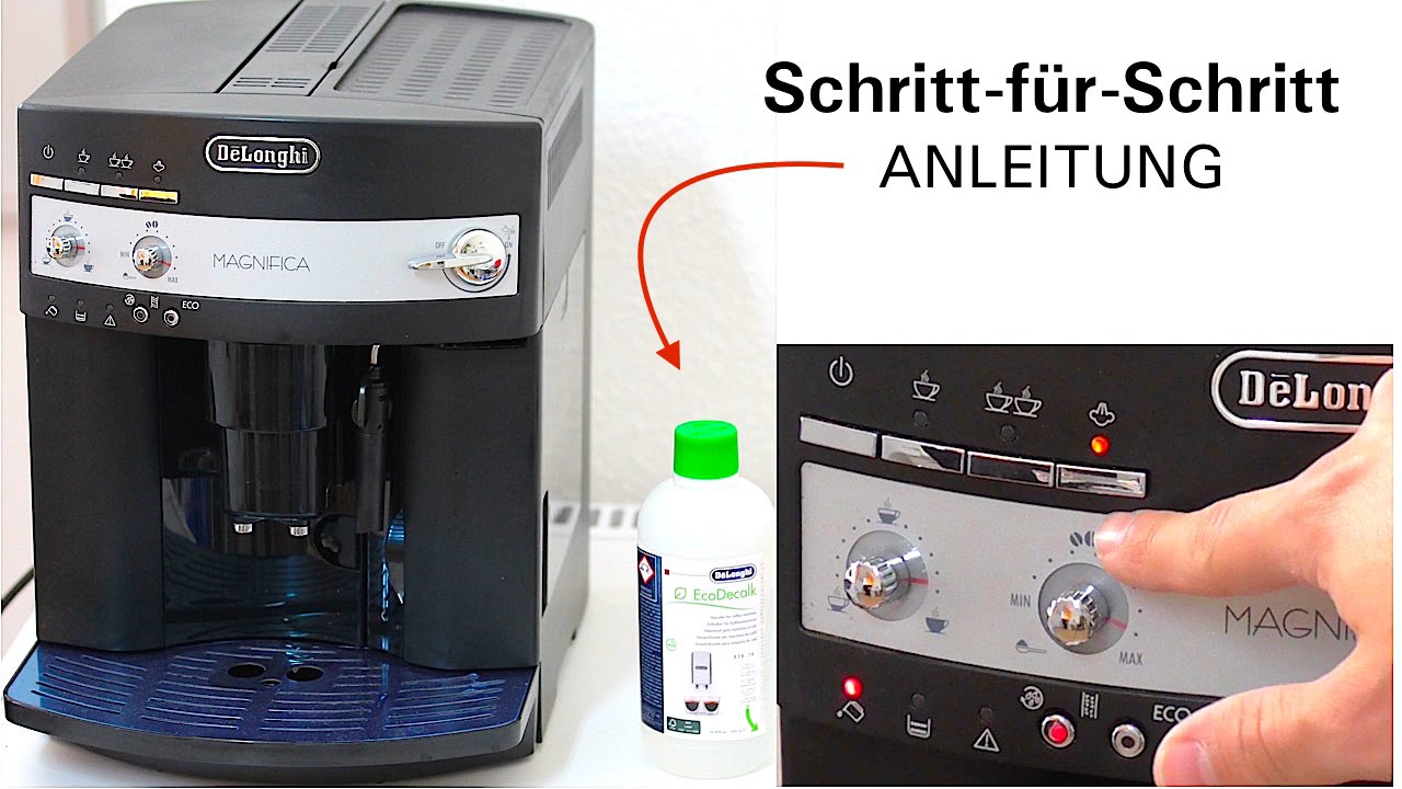 DeLonghi Magnifica ESAM 3000B Richtig Entkalken | Welchen Entkalker Verwenden? | Anleitung