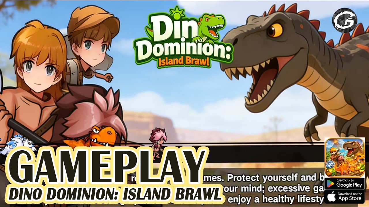 Dino Dominion: Island Brawl Gameplay - Mobile Game (Android)
