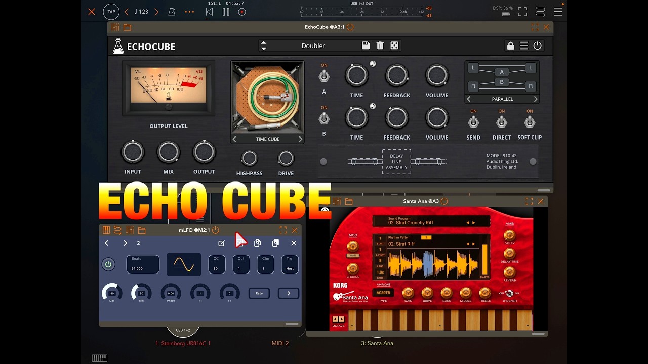 Echo Cube - Acoustic Delay Based on the Cooper Time Cube - Walkthrough for the iPad