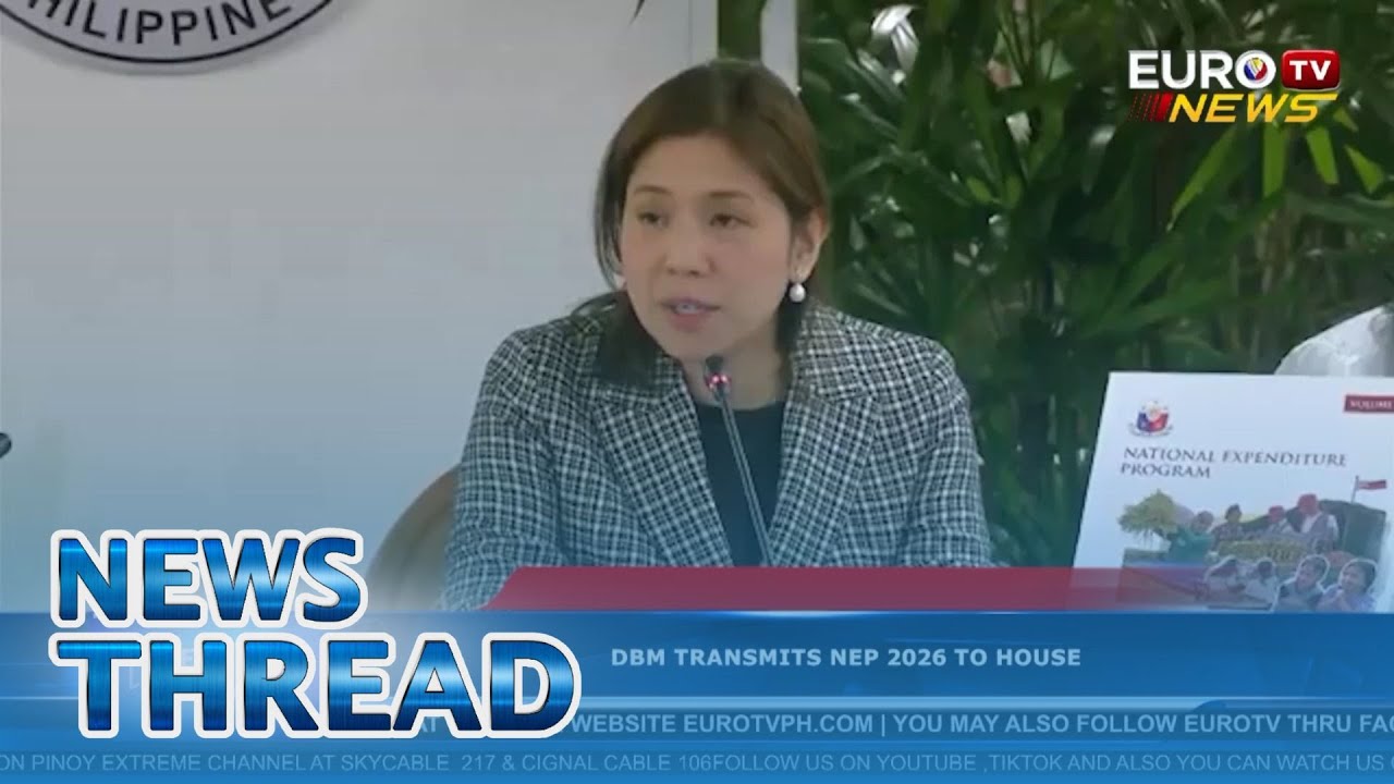 DBM TRANSMITS NEP 2026 TO HOUSE | via Krizza Lopez, EuroTV News