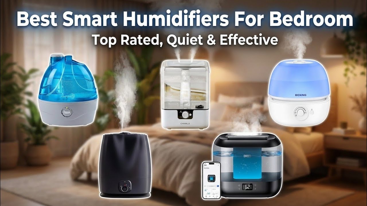 Top 5 Best Smart Humidifiers for Large Bedrooms (2026 Review)
