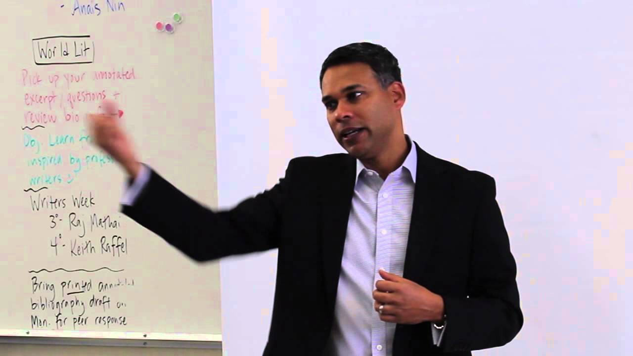 Writer's Week 2014 - Raj Mathai