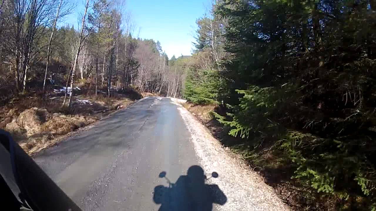 Roksetskaret, Averøya with my Suzuki DR750 Big
