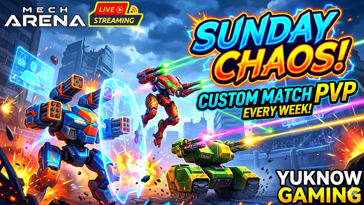 MA #15 ||🔥SUNDAY SHOWDOWN! | CUSTOM MATCH : WHO IS THE BEST? #mecharena #mecharenalive #livestream
