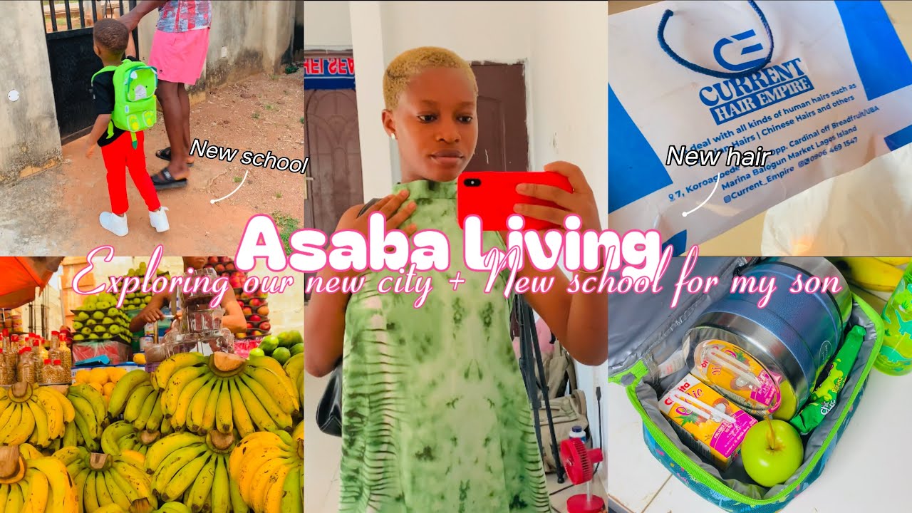 Finally found a school for my son in Asaba | Exploring our new city