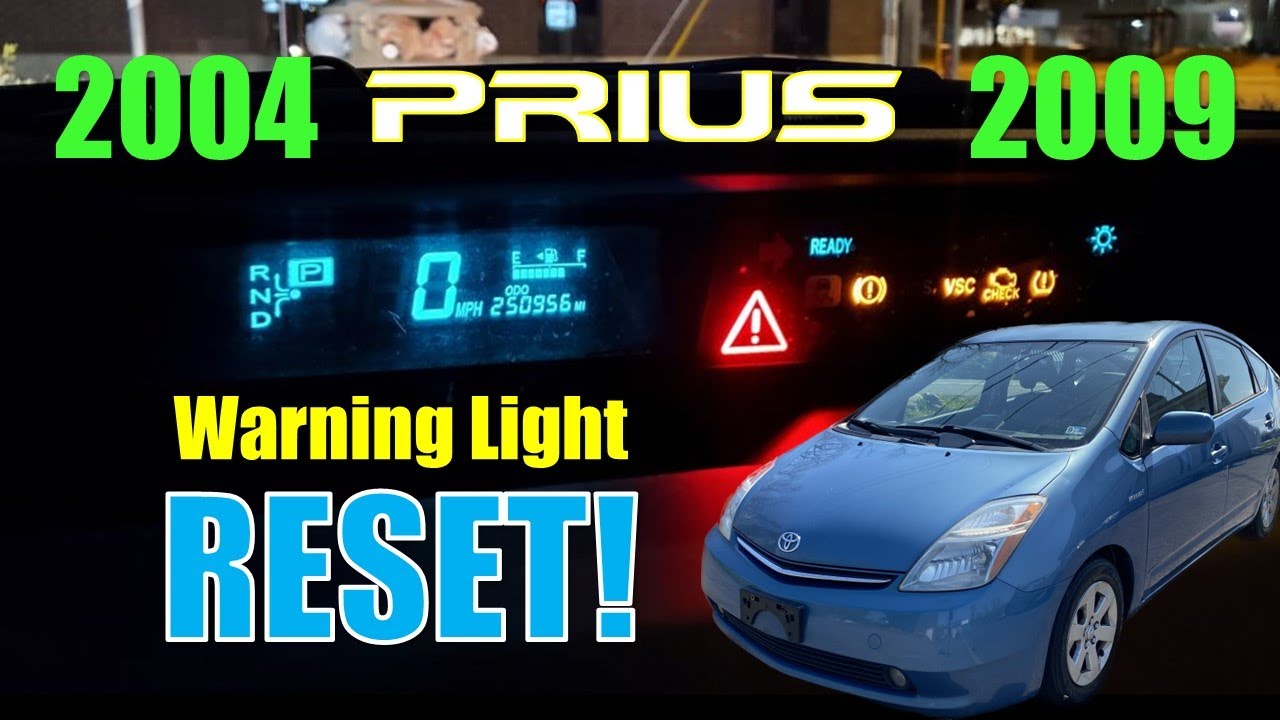 СБРОС предупреждающего индикатора Prius 2004-2009! НЕ РЕШЕНИЕ ВСЕХ ПРОБЛЕМ!