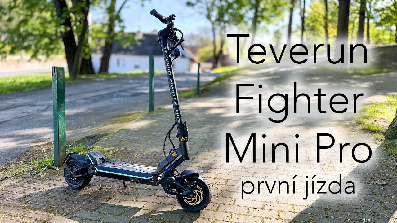 Teverun Fighter Mini Pro - milý Ježíšku...chci jí 😅😇. První jízda 🛴