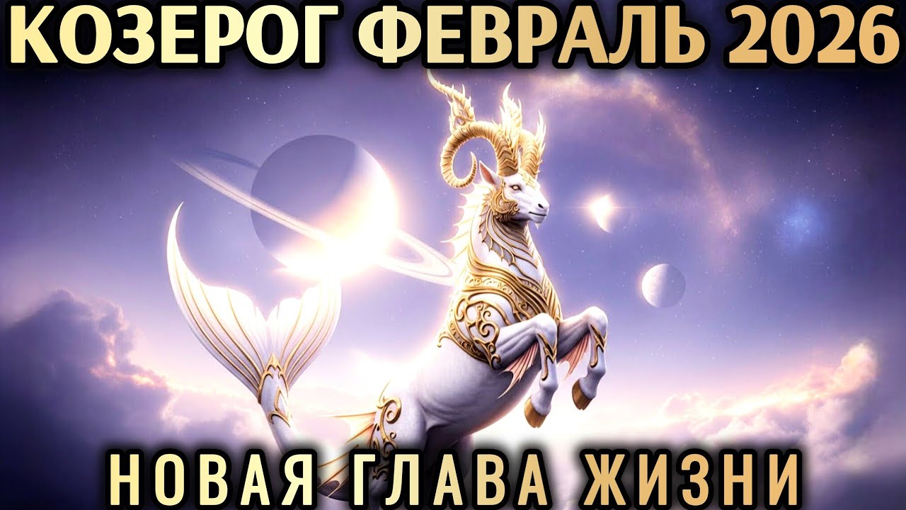 ♑️ КОЗЕРОГ ФЕВРАЛЬ 2026 - НОВАЯ ГЛАВА ВАШЕЙ ЖИЗНИ