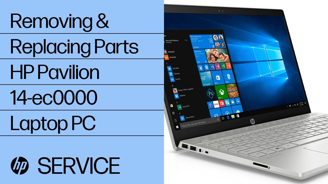 Removing & replacing parts for HP Pavilion 14-ec0000 | HP Computer Service