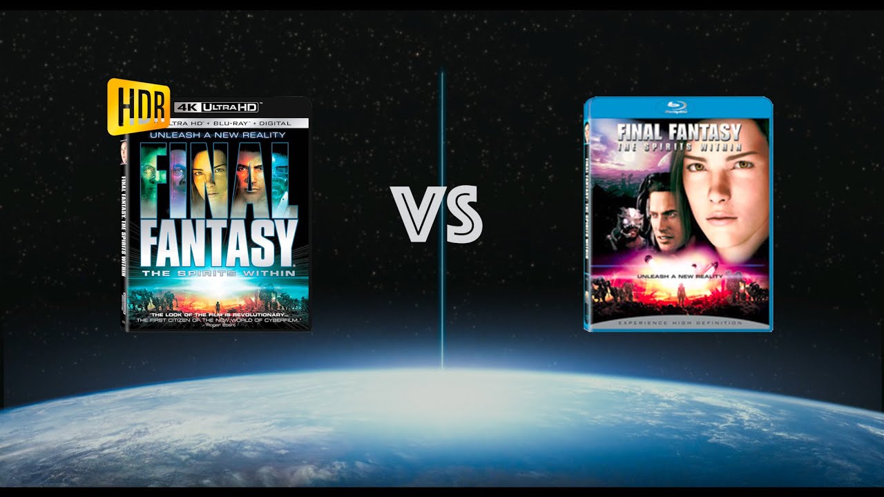 ▶ Comparison of Final Fantasy The Spirits Within 4K (4K DI) HDR10 vs 2014 Edition