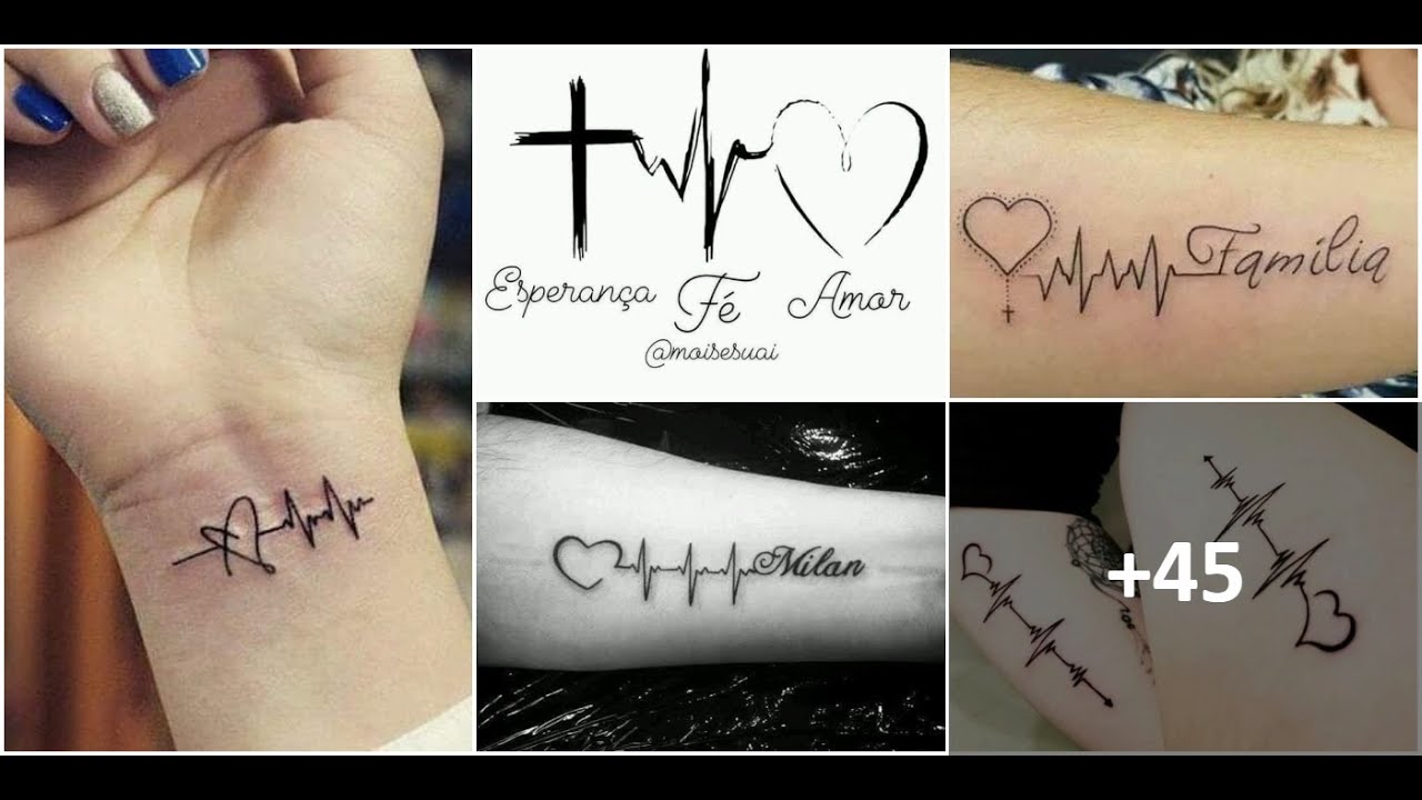 TATUAJES DE ELECTROCARDIOGRAMAS Los Mejores 45 Diseños