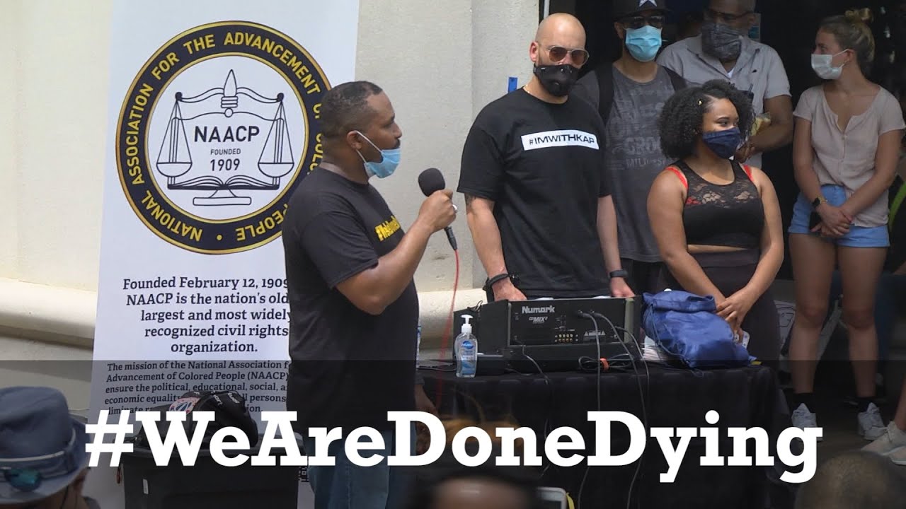 We Are Done Dying Rally: NAACP Arlington Branch 2020