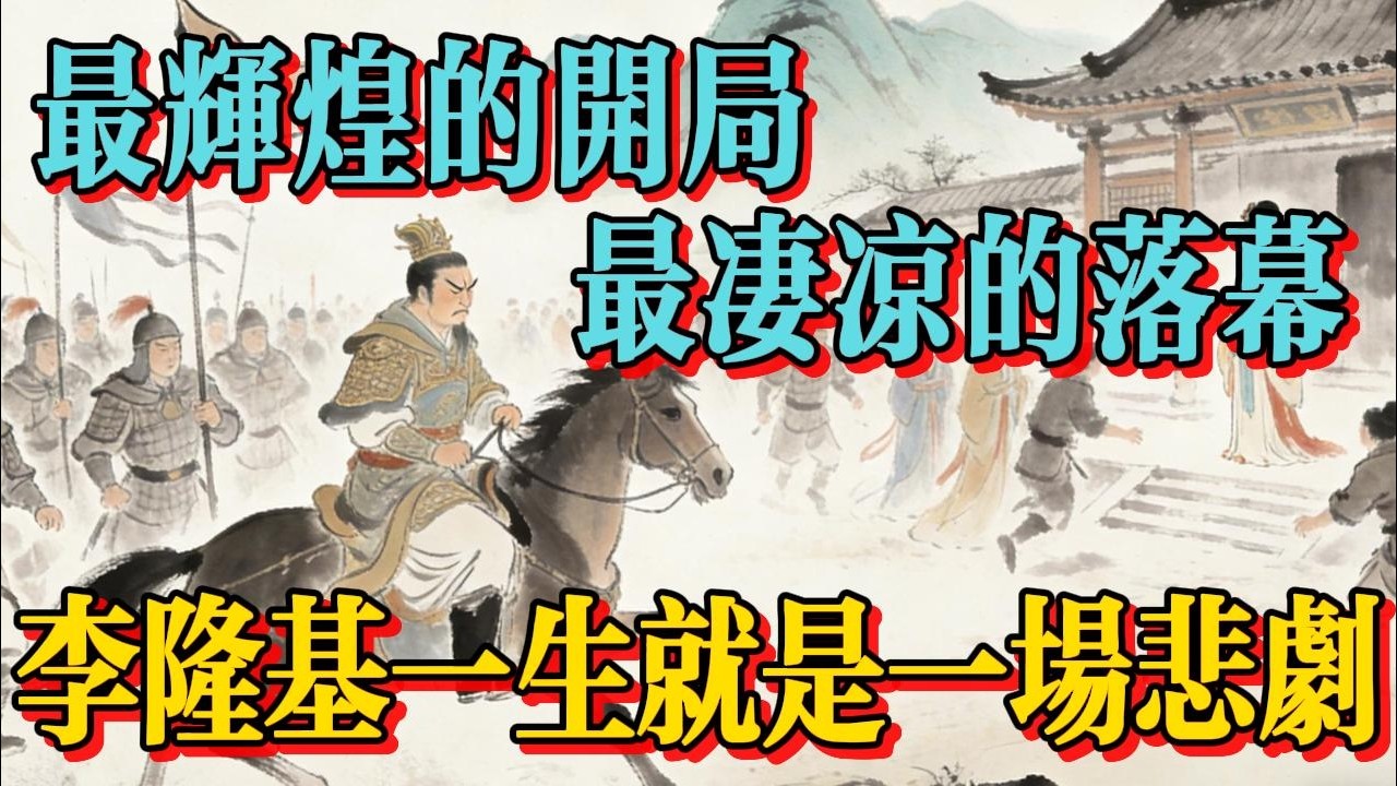 最輝煌的開局，最淒涼的落幕，李隆基一生就是一場悲劇