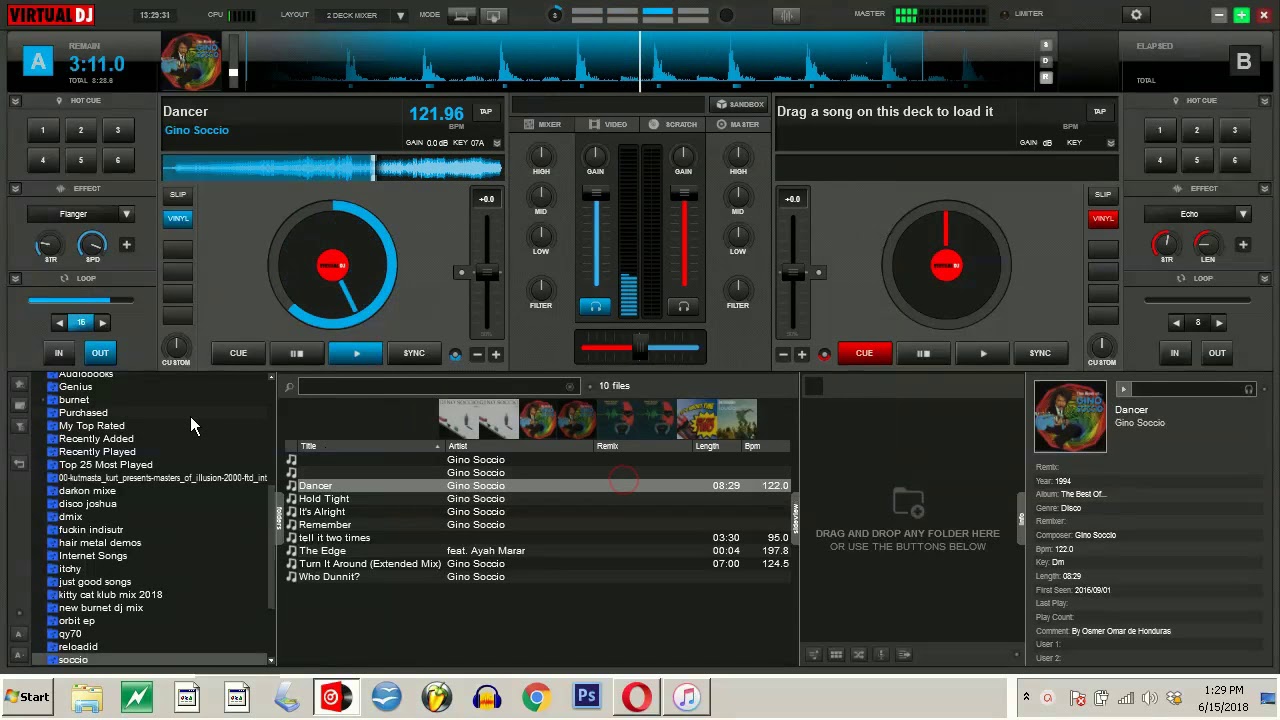 how to loop in virtual dj