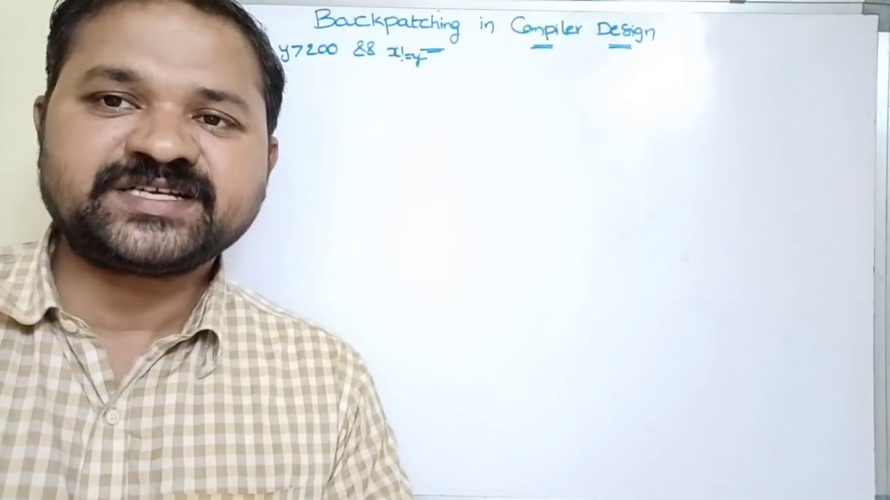 Backpatching in compiler design
