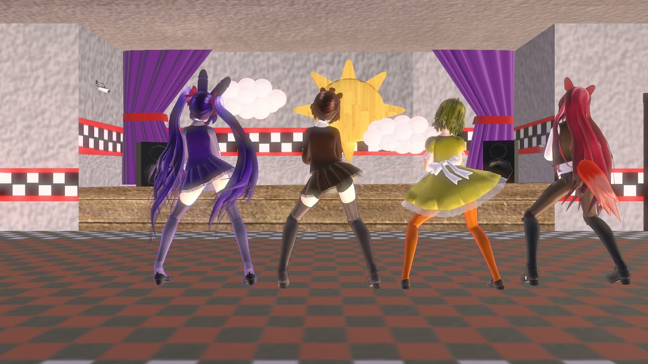 [ MMD X FNAF ] Bla Bla Bla (motion dl link)