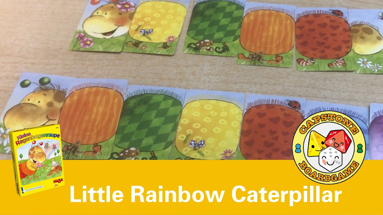 [HABA 遊戲教學] Little Rainbow Caterpillar