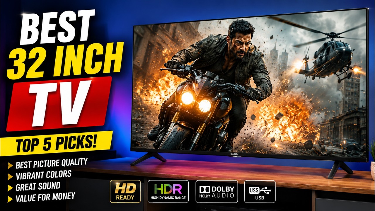 Top 5 Best 32 Inch Smart TVs in 2026 🔥 Best 32 Inch TVs | Best Budget & Premium Picks
