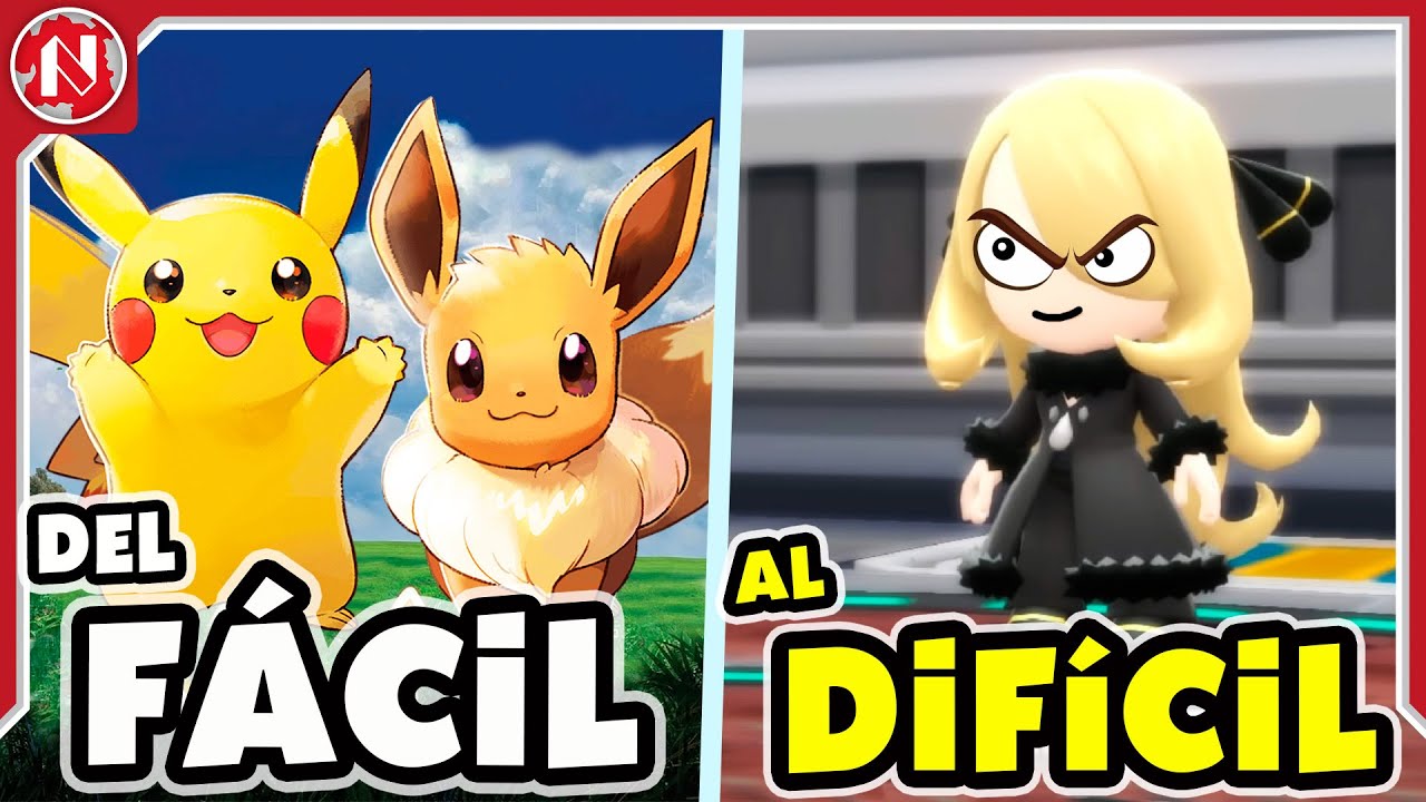 Del más FÁCIL al más DIFÍCIL: Todos los Juegos de Pokémon