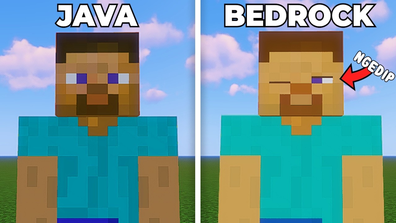 91 Perbedaan JAVA vs BEDROCK Yang GAK PERNAH KAMU PERHATIKAN!!