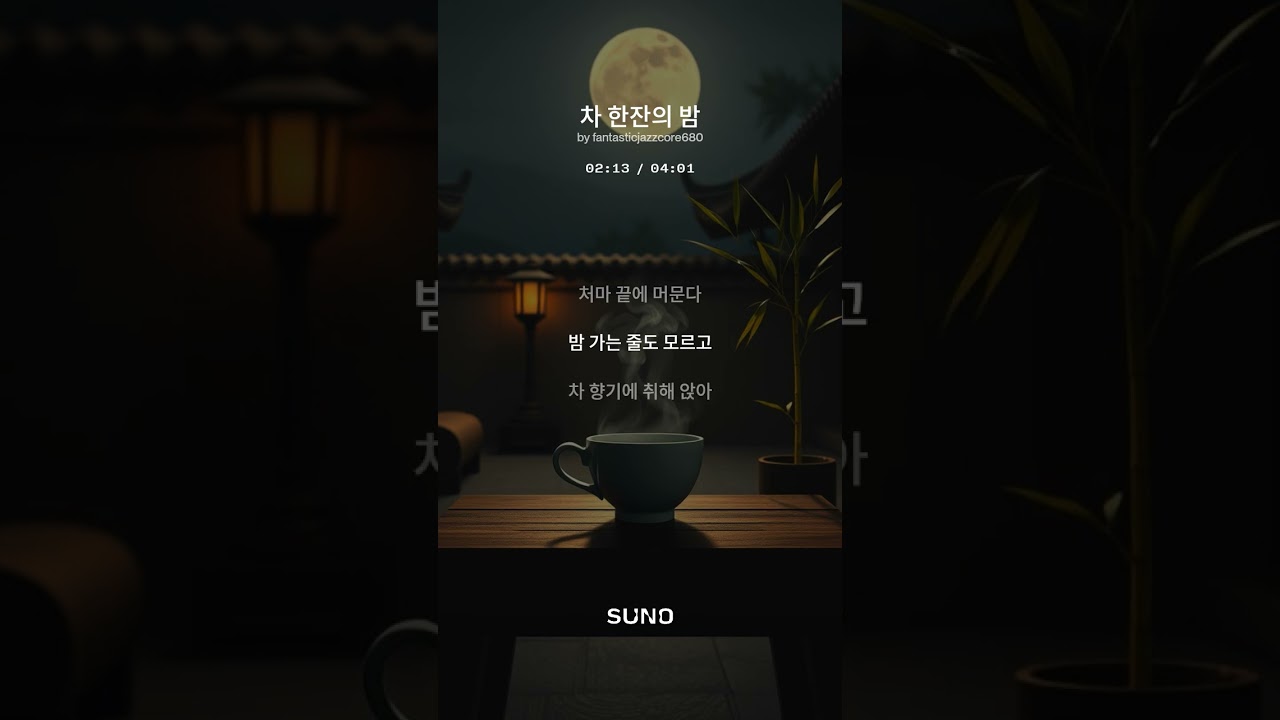 [법음]차 한잔의 밤 / 작사 정여스님