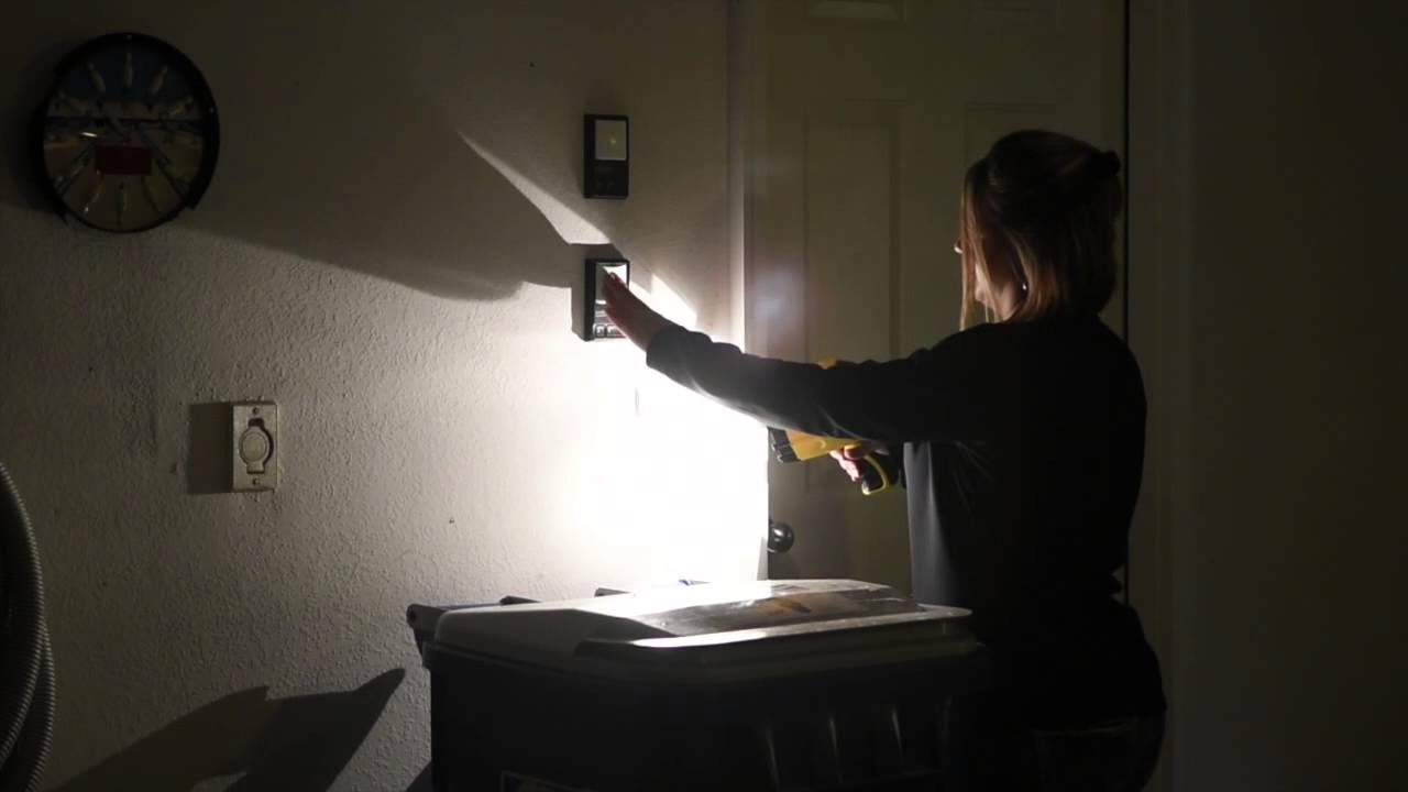 Operating a garage door during a power outage