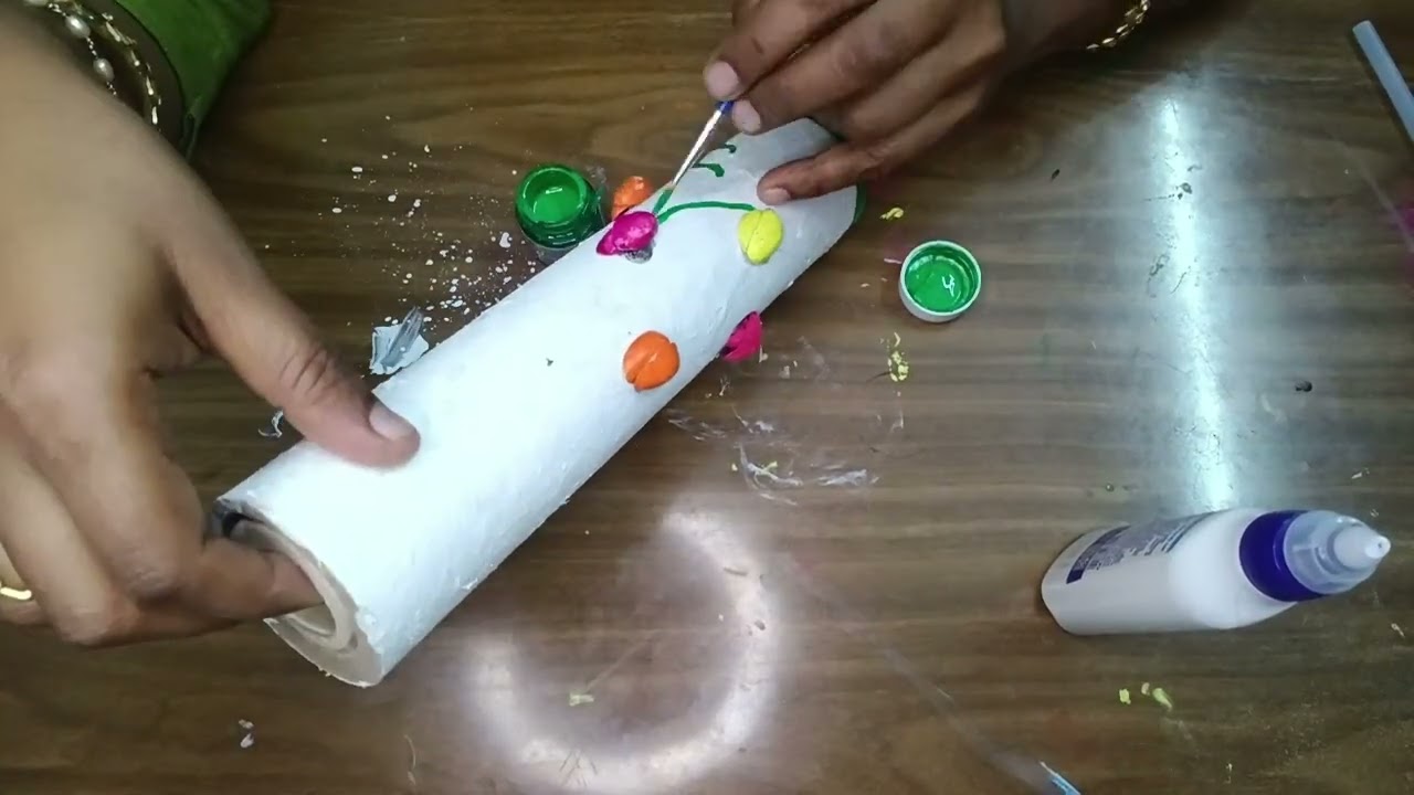 Filter candle to flower vase art#viral trending#video