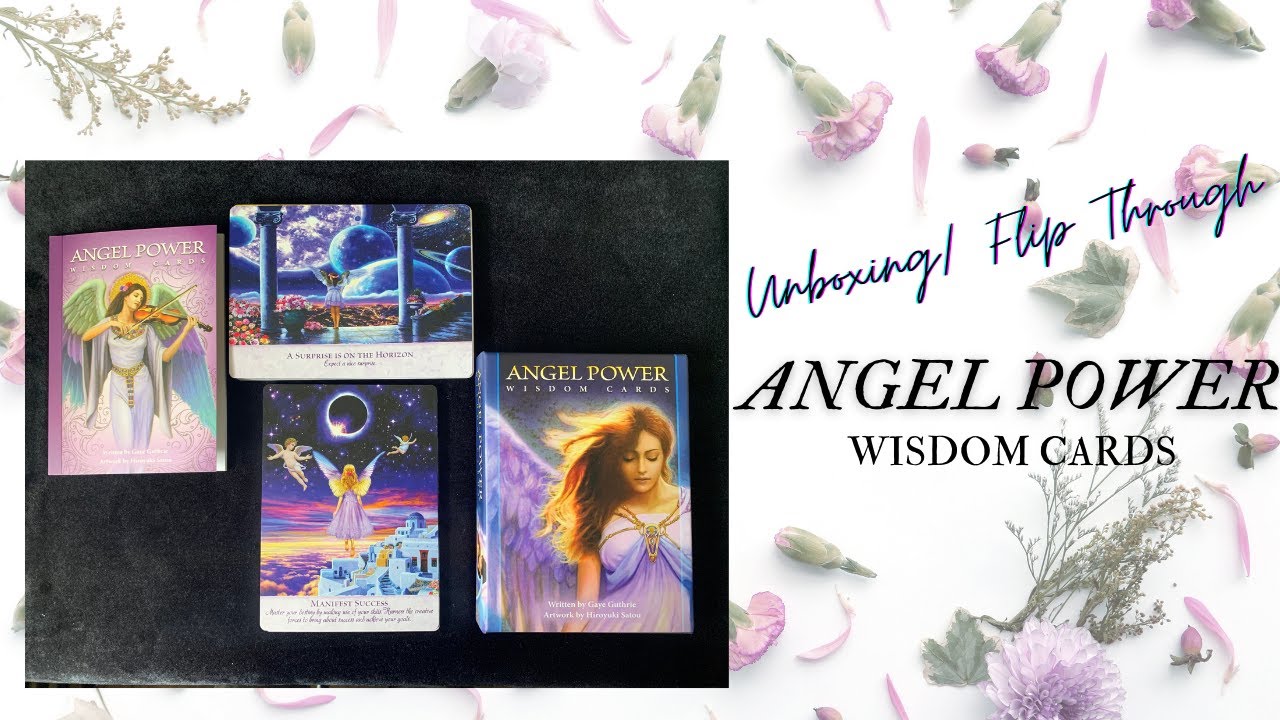 ANGEL POWER WISDOM CARDS by: Gaye Guthrie👼Unboxing/ Flip Through