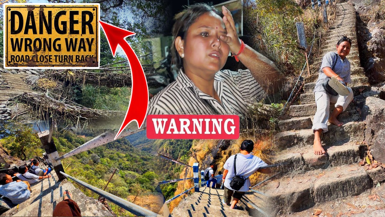 Bhayankar जायगा 😱 Meghalaya day 3 आव Kity आ गाब्बाय Double Decker living root bridge 