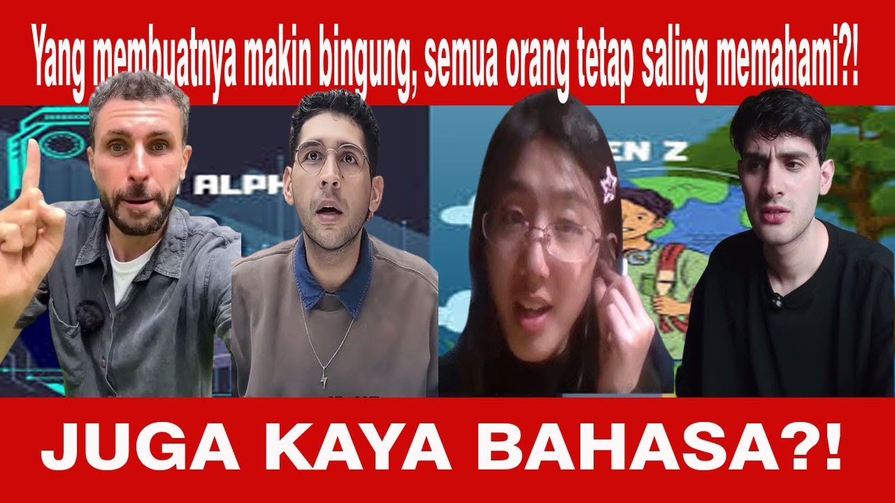 Bule Kaget oRANG  Indonesia, Bisa 2–3 Bahasa Itu Hal Biasa?!